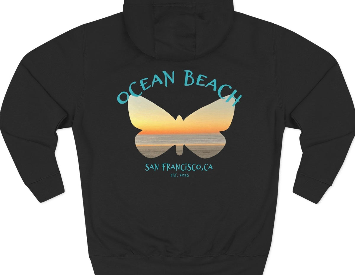 Ocean Beach Butterfly Sunset