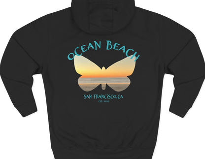 Ocean Beach Butterfly Sunset